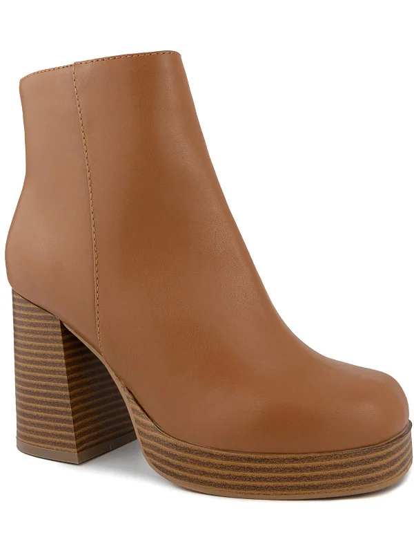 Vintage-Modern Style Offers Warrant Womens Zipper Booties