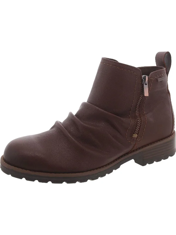 Stylish Savings Womens Leather Outdoor Booties