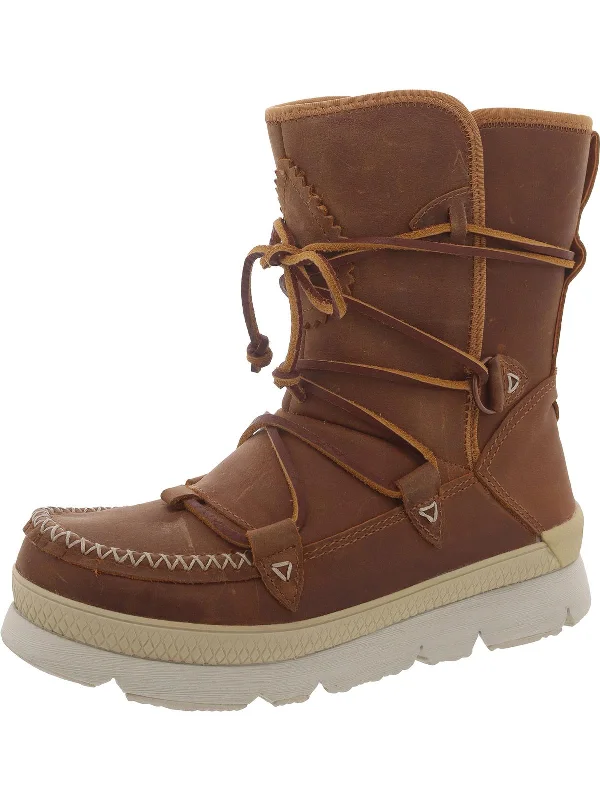 Water-Resistant Shoes Sale WP PACIFIC  Womens Leather Lace up Winter & Snow Boots