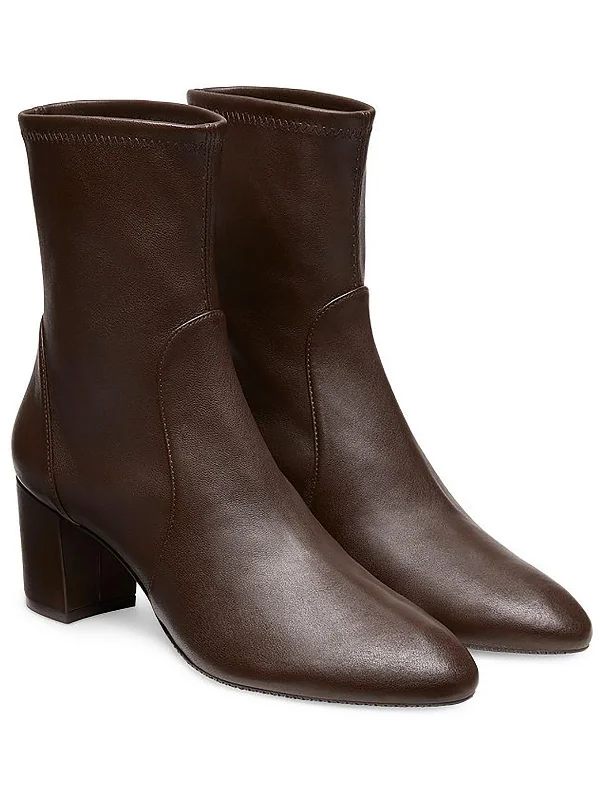 Limited Time Flash Sale Yuliana 60 Womens Leather Pull On Ankle Boots