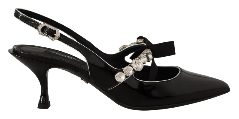 New Arrivals Dolce & Gabbana Crystal Slingbacks Shoes