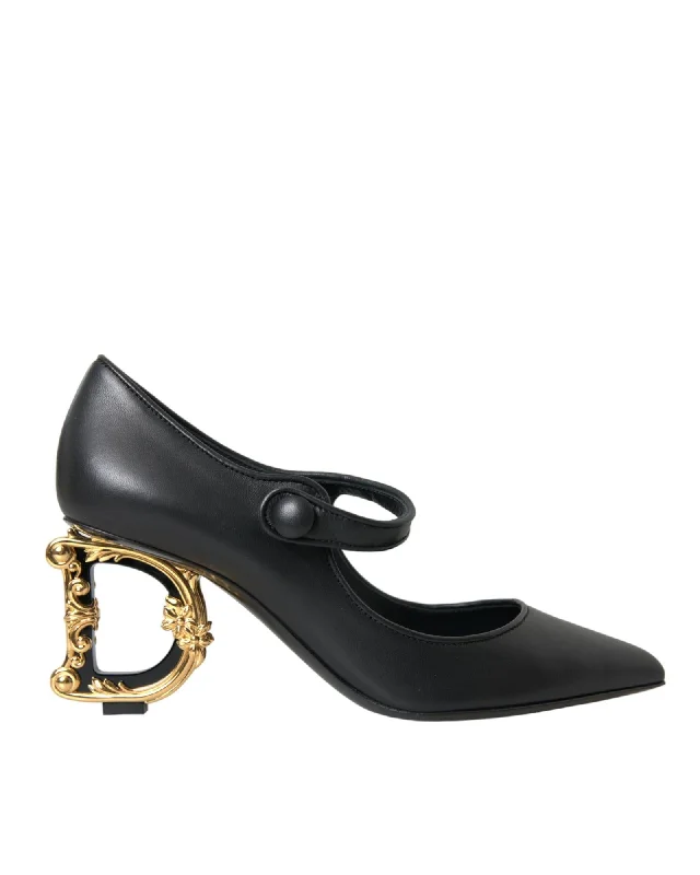 Outdoor Shoes Sale Dolce & Gabbana  Ornate Heel Pumps - Black