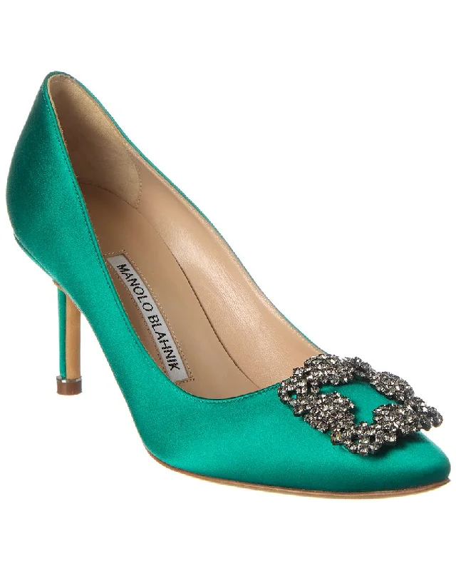 Flash Sales Manolo Blahnik Hangisi 70 Satin Pump