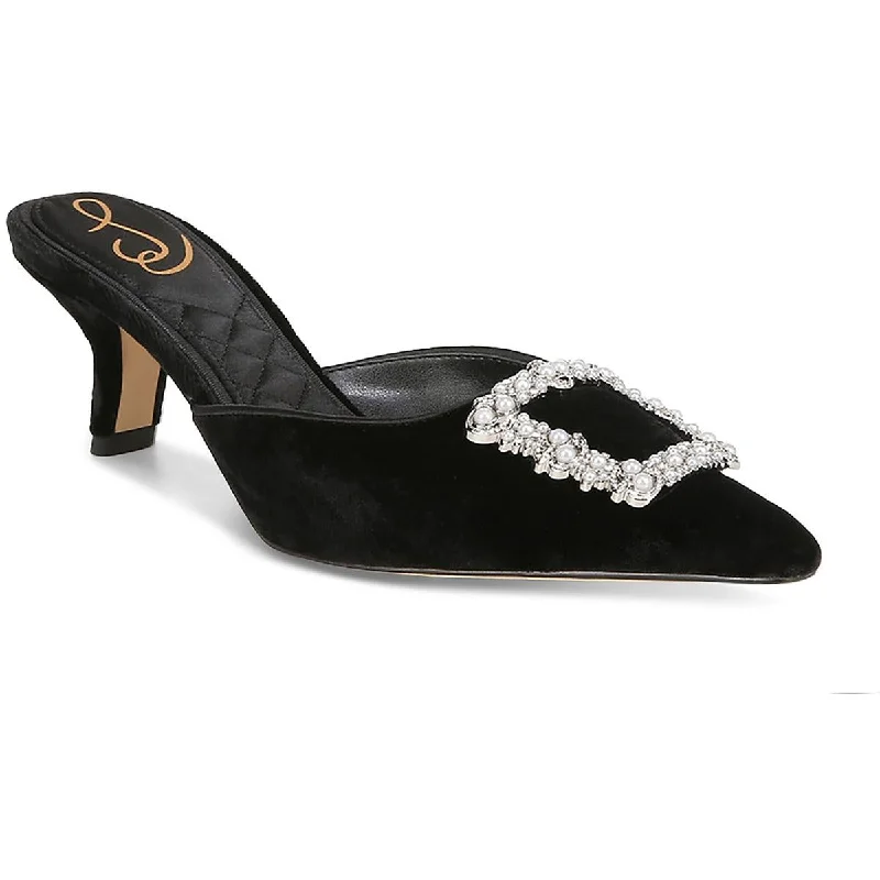 Essentials On Sale Womens Ke Velvet Kitten Heels