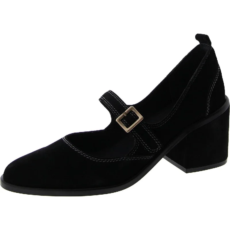 Trendy Looks On Sale BROOKLYN ELM Womens Suede Pointed toe Block Heels