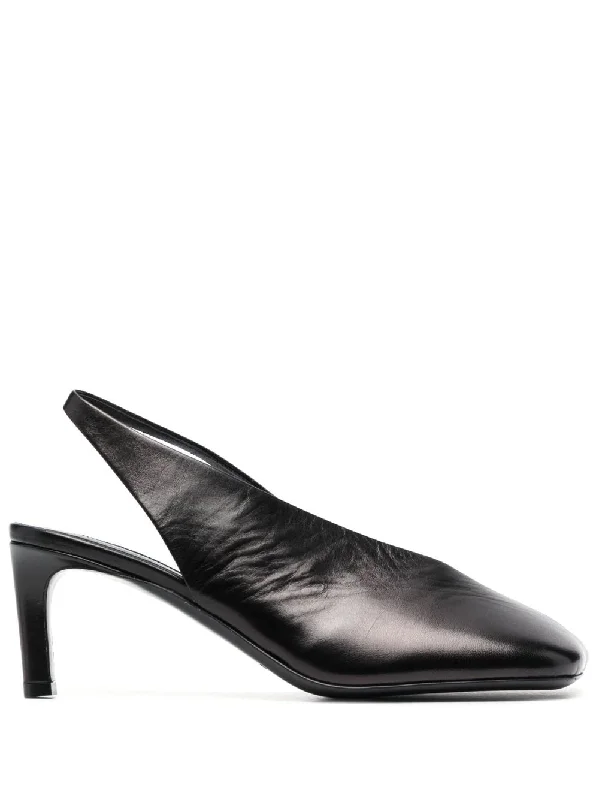 Chic Breathable Shoes Jil Sander Women's With Heel Black