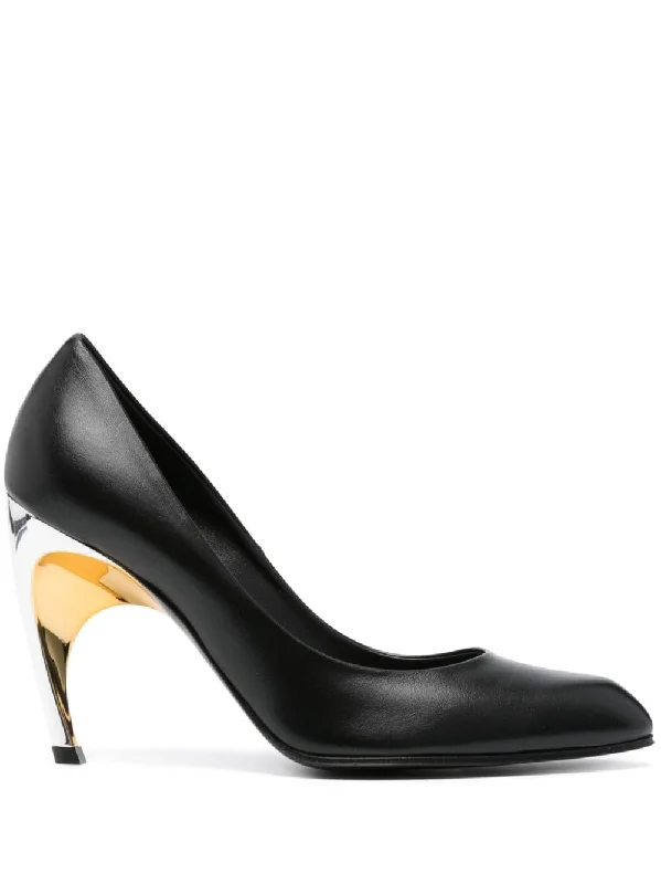 Women's Versatile Shoes Alexander Mcqueen Women's With Heel Black