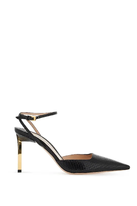 Urban Fashion Footwear Tom Ford Women's Cocco Print Slingback Dã©Col