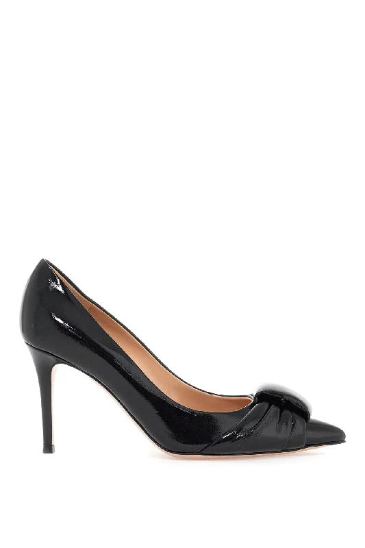 High-End Casual Shoes Gianvito Rossi Women's 'Patent Leather Dã©Collet