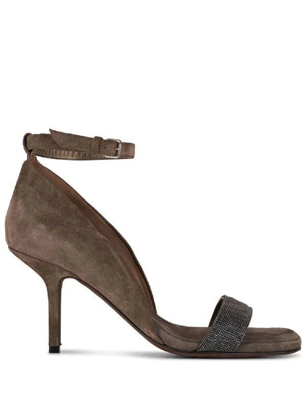 Streetwear-Inspired Footwear Brunello Cucinelli Women's With Heel Brown