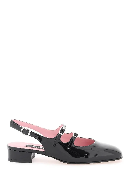 All-Day Comfort Shoes Promotion Carel Women's Patent Leather Pêche Slingback Mary Jane