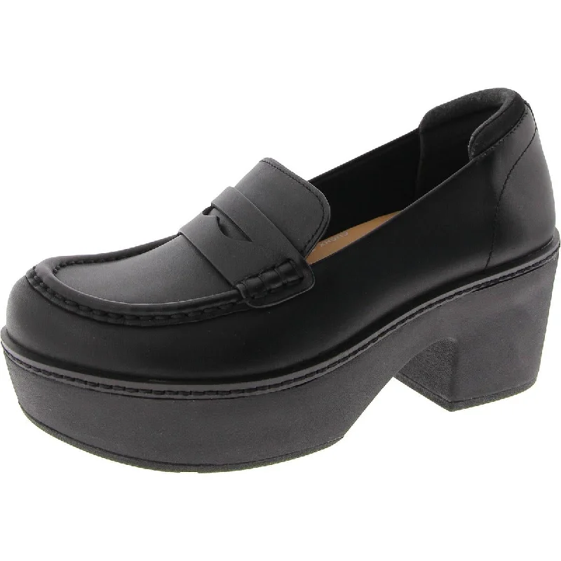 Bold Fashion Sales Pilar Womens Leather Round Toe Loafers