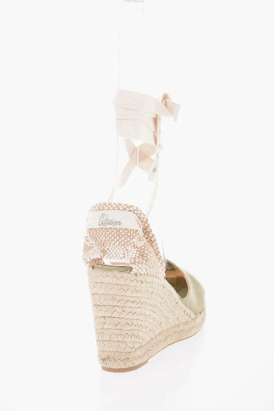 Sale On Sale Castaner Lace-Up Two-Tone CARINA Espadrillas With Wedge 9,5cm 37 Shoes EU