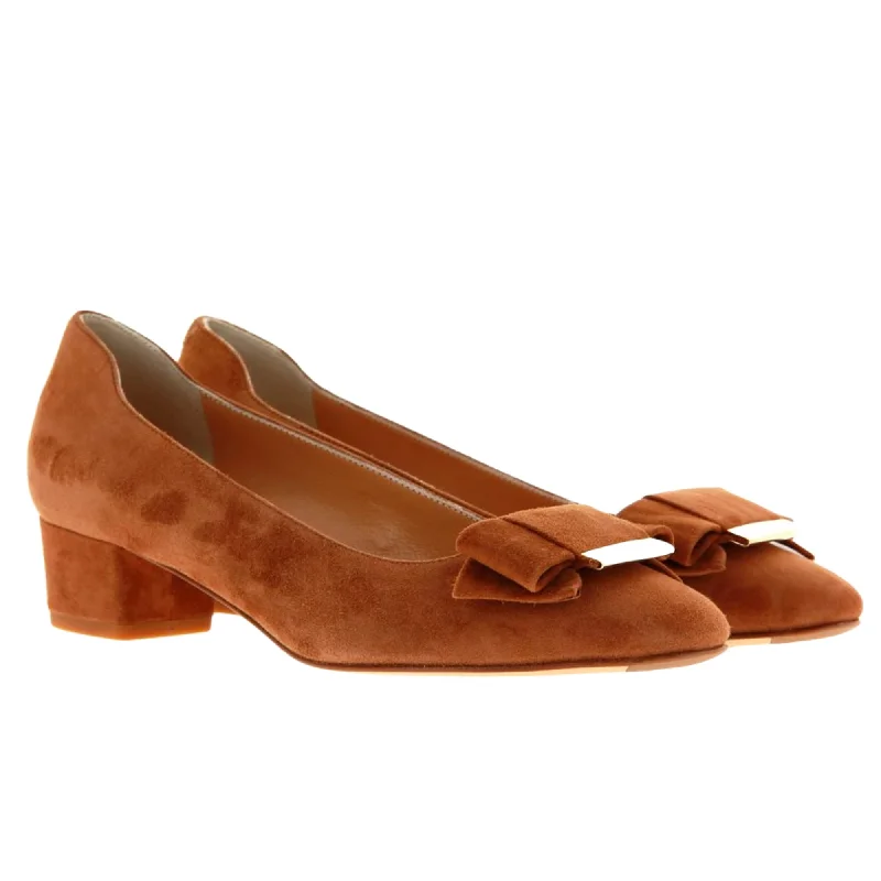 Fashion Sale Ferragamo Vara Women's Pumps Brown