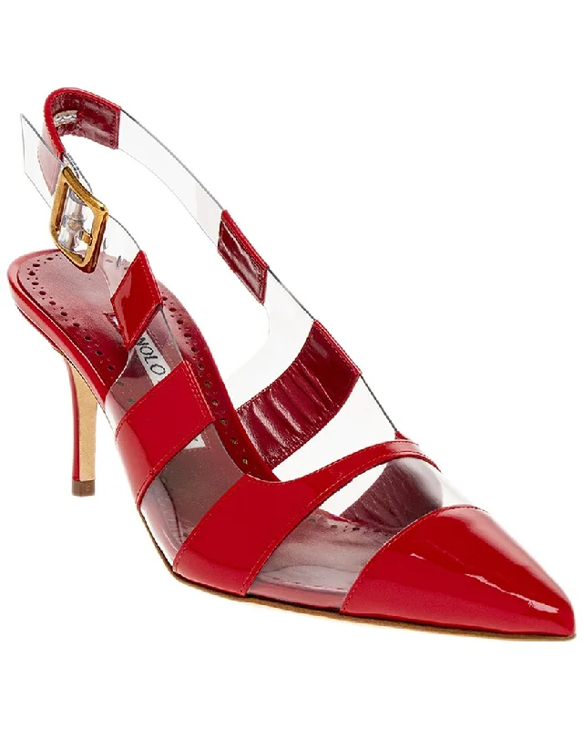 Comfortable Shoes Promotion Manolo Blahnik Uxra Patent Pump