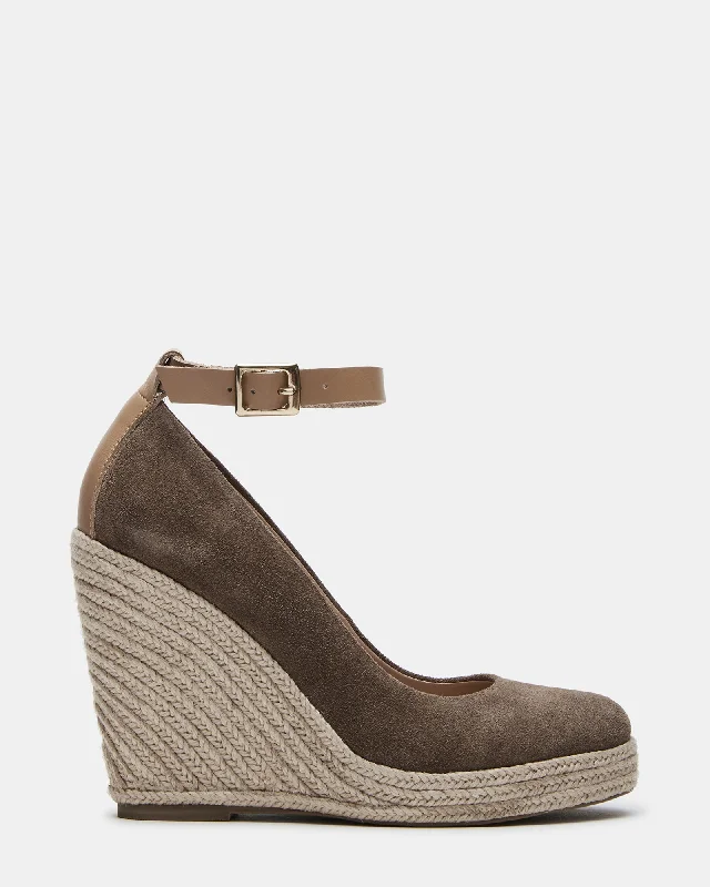 Bid Farewell To The Old Season HIGHTIDE TAUPE SUEDE