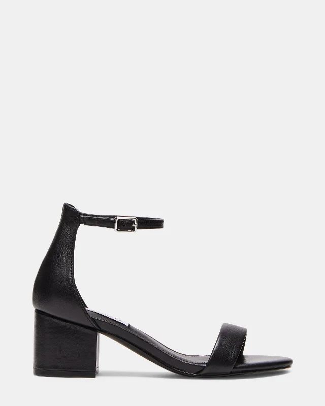 Designer Women's Shoes IRENEE BLACK LEATHER