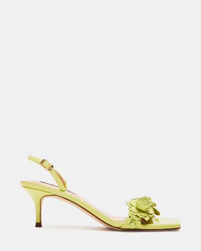 Designer Casual Shoes ROSALEA LIME PATENT