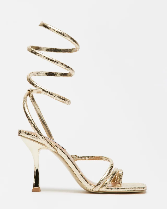 Designer Women's Shoes SHANTELLE GOLD SNAKE