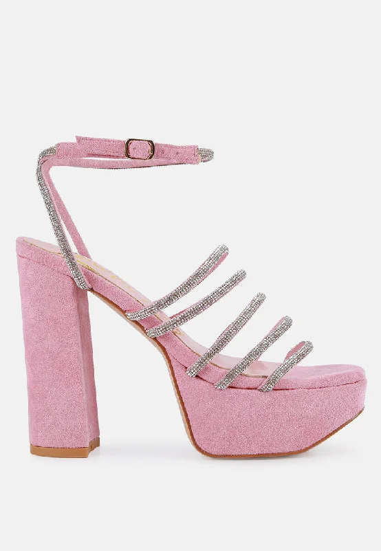 Seize Bargains Tricks High Block Heel Sandals